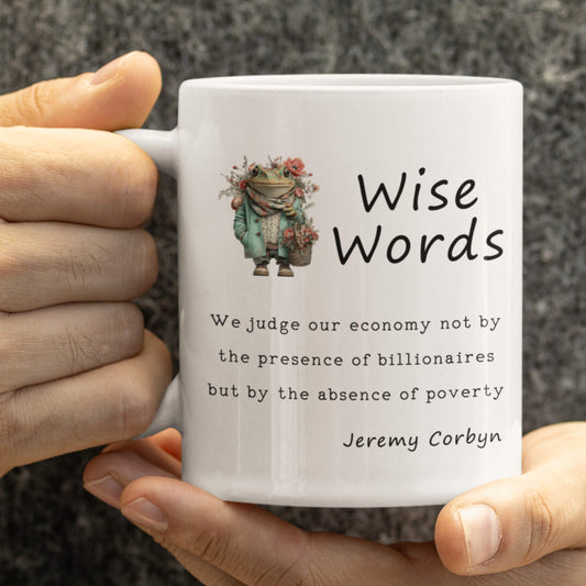 Corbyn economy quote hand held