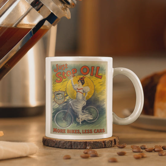 just stop oil mug video